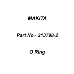 Makita Black Rubber O Ring Size 47 for HM1812, Part No 213798-2-image-50