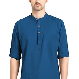 BHUVIKOO Men Nude Kurtas-image-66