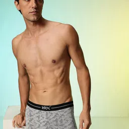 HRX by Hrithik Roshan Men Anti-Microbial Printed Trunks HRX_SS25_M_TRK_CS1_002_A-picture-4