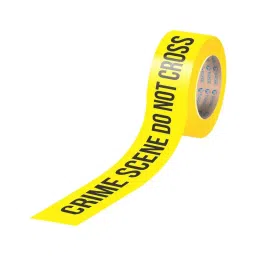 SINGHAL Crime Scene Do Not Cross Barricade Tape Roll 80 m Yellow and Black, CSDNC_YB_3x80_P4 (Pack of 4)-picture-2