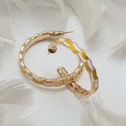 Maansh Contemporary Hoop Earrings-image-89