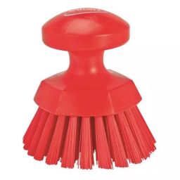 VIKAN Hand Brush Hard Polyester, Polypropylene & Stainless Steel Bristles White 110 mm, 38855-image-98