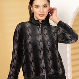 Juelle Women Mock Collar Sweatshirt-image-76