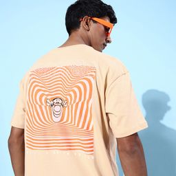 Kook N Keech Disney Men Pure Cotton Graphic Printed Drop-Shoulder T-shirt-image-33