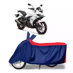 Auto Pearl Two Wheeler Cover with Bag for Hero Xtreme 200S, Red & Blue-image-79