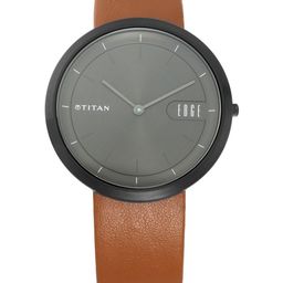 Titan Men Leather Straps Analogue Watch NR1779NL01-21