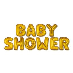 Crackles Foil Balloon For Baby Shower - Golden-20