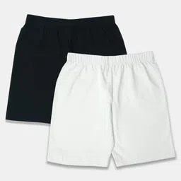 SillySally Pack Of 2 Solid Inner Shorts - Black White-picture-31