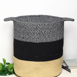 HABEREINDIA Cotton Laundry Storage Basket-image-68