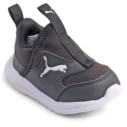PUMA Slip On Casual Shoes with Brand Logo Applique - Black-image-93