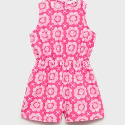Mango Kids Girls Floral Printed Playsuit-image-50