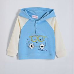 Hopscotch Boys Colourblocked Hooded Sweatshirt-picture-33