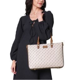 Lavie Women Off White Printed Tote Bag (L)-picture-42