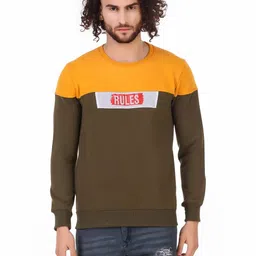 MOUNTAIN COLOURS Men Colourblocked Sweatshirt-picture-17