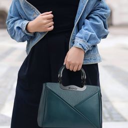Exotic Structured Textured Handheld Bag image 2