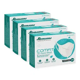 Romsons 100-Pcs 4-Ply Outdoor Anti-Pollution & Disposable Masks-image-3