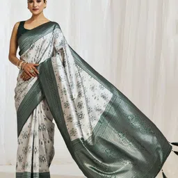 KAYOMMI Woven Design Zari Banarasi Saree-picture-17