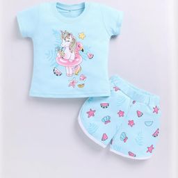 carrydreams Girls Blue Clothing Set-image-119