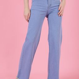 DressBerry Women Classic Regular Fit High-Rise Jeans-image-81