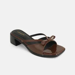 Chemistry Block Sandals with Bows-50