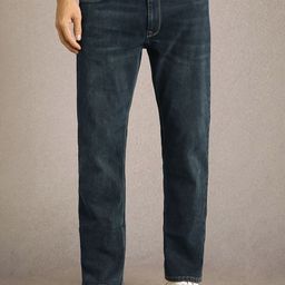 Louis Philippe Jeans Men Relaxed Fit Mid-Rise Heavy Fade Non Stretchable Cotton Jeans-image-3
