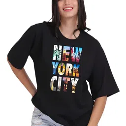 Moda Rapido Women Drop-Shoulder Sleeves T-shirt-image-77