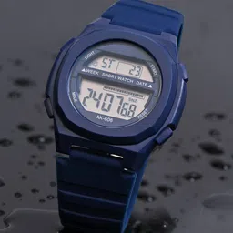 ON TIME OCTUS Unisex Kids Printed Dial & Straps Digital Watch DIGITAL-036 BLUE-picture-35