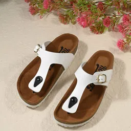 The Roadster Lifestyle Co Women Round Toe Open Toe Flats-image-71