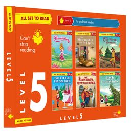 All set to Read Readers Level 5 For Proficient Readers Set of 6 Books Orange Box - English-3