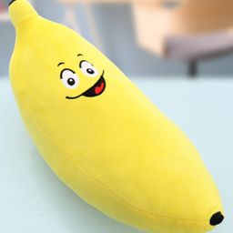 Babyhug Smiling Banana Premiun Plush Toy cum Cushion - Height 44 cm-image-49