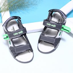 Cute Walk by Babyhug Sandals - Grey-picture-47