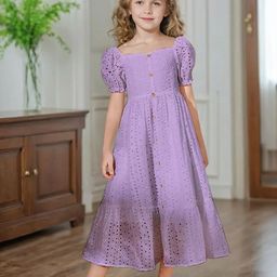 BAESD Floral Puff Sleeve Midi Dress-picture-34