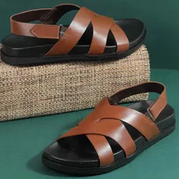 Metro Men Leather Shoe-Style Sandals-picture-17