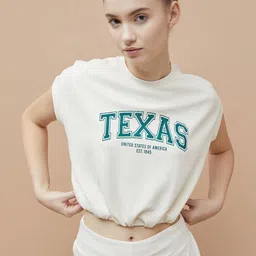 Kappa Women Typography Pockets T-shirt-image-34