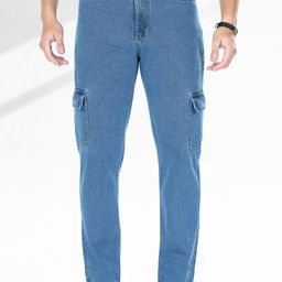 me Queen Men Tapered Fit Clean Look No Fade Cotton Jeans-image-86