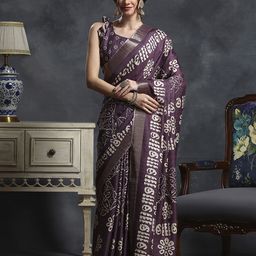 Mitera Ethnic Motifs Silk Blend Sungudi Saree-picture-23