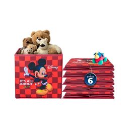 YK Maroon & Red 6 Pieces Disney Mickey Check Printed Multi-Utility Organisers-image-19
