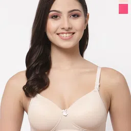 College Girl Pack Of 2Full Coverage Lightly Padded Underwired Push-Up Bra-image-11
