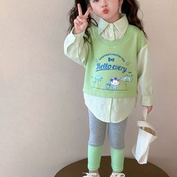 LULU & SKY Girls Top with Trousers-image-65