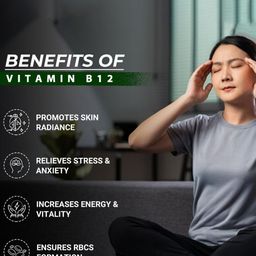 DIVYA HIMALAYAN Vitamin B12 Bioactive Enery Sublingual - 60 Tablets image 3