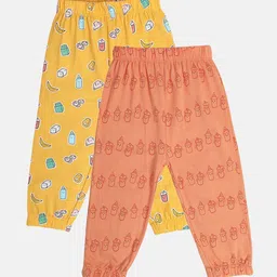 MINI KLUB Boys Pack Of 2 Printed Lounge Joggers-image-64