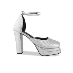 Shoetopia Girls Embellished Party Block Pumps-image-23