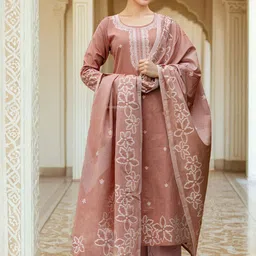 SANISA Women Floral Printed Kurta with Palazzo & Dupatta-49