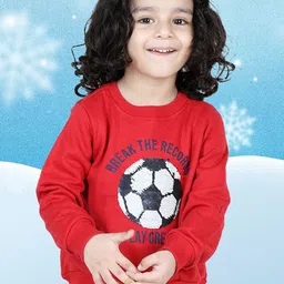 BownBee Boys Full Sleeve Sequined Sweatshirt-image-49