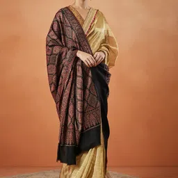 Pashmoda Women Paisley Woven Design Shawl-34