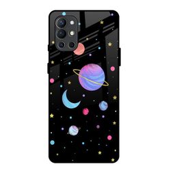 QRIOH Geometric Printed OnePlus 9R Back Case Mobile Accessories-9