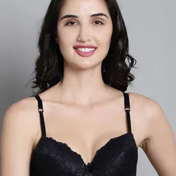 MAKCLAN Floral Bra Medium Coverage Underwired Lightly Padded-picture-27