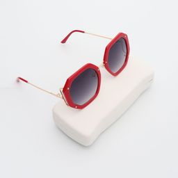 PELLE LUXUR Women Oversized Sunglasses with UV Protected Lens PL25GS117-image-68
