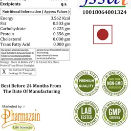 PHARMAZAIN LIFE SCIENCES Vitamin-D3 Softgel Capsules - 20 Capsules image 3