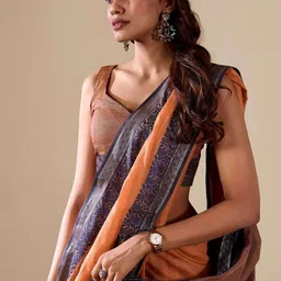 KALINI Woven Design Solid Saree-picture-21
